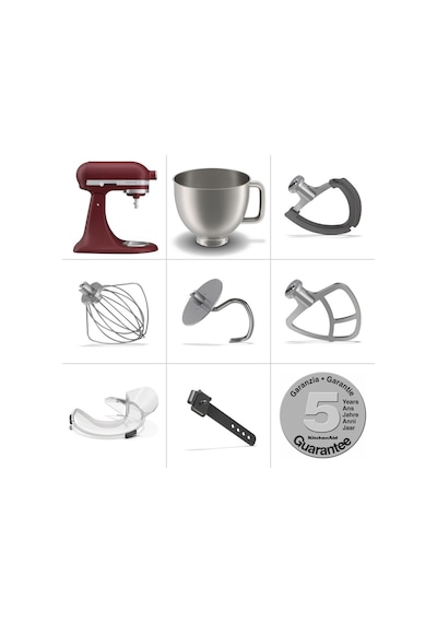 Kitchenaid Artisan Plus 5ksm50pkveso 4.7 Litre Stand Mikser - Sun Dried Tomato Diğer
