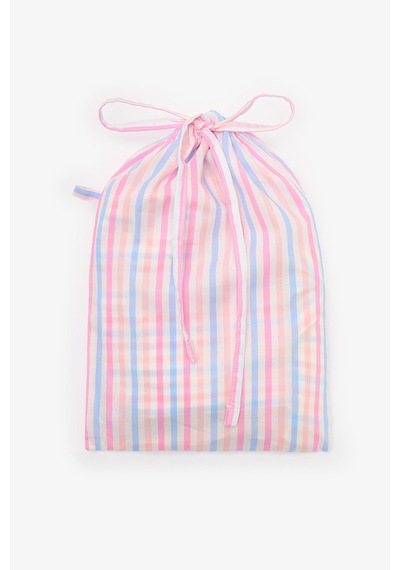 Penti Renkli Travel Çizgili Pamuklu Gömlek Şortlu Pijama Takımı Çok Renkli Penti Renkli Travel Çizgili Pamuklu Gömlek Şortlu Pijama Takımı Çok Renkli