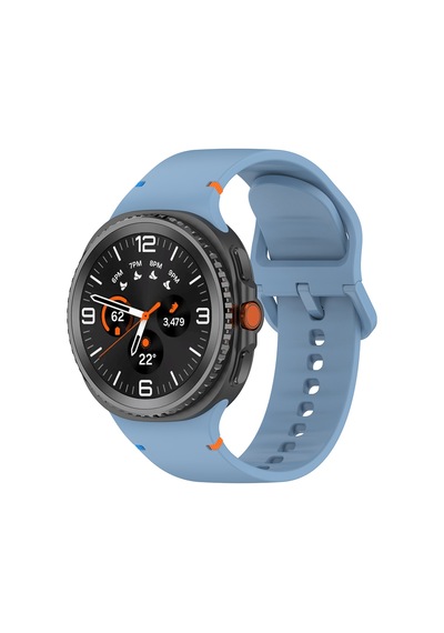 Adige Samsung Galaxy Uyumlu Watch 8 Ultra Kordon Kayış Silikon Dikiş Detaylı