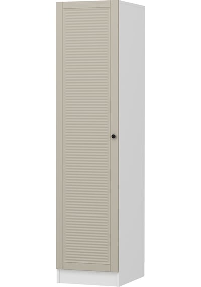 Minar Kale 1 Kapaklı Dolap Mebran Panjur 210cm - Beyaz/kumtaşı - Askılıklı Çok Renkli Minar Kale 1 Kapaklı Dolap Mebran Panjur 210cm - Beyaz/kumtaşı - Askılıklı Çok Renkli
