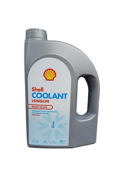 Shell Coolant Longlife Kırmızı Kullanıma Hazır Antifriz 3 Litre