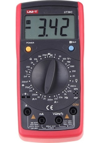 Unı-t Ut39c Dijital Multimetre Ölçü Aleti