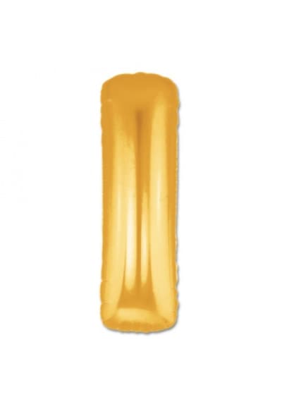I Harf Folyo Balon Altın Renk 40 İnç 5691 256