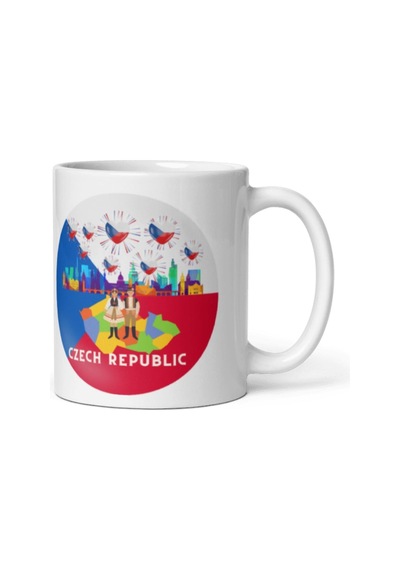 Çek Cumhuriyeti Kupa Bardak 2 Adet Seyahat Hatıra Czech Republic Mug