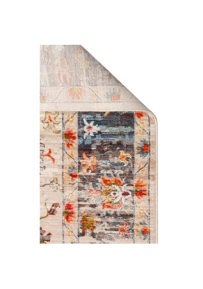 Hoom Rugs Petra 19 Bej Multy Makine Halısı Mavi