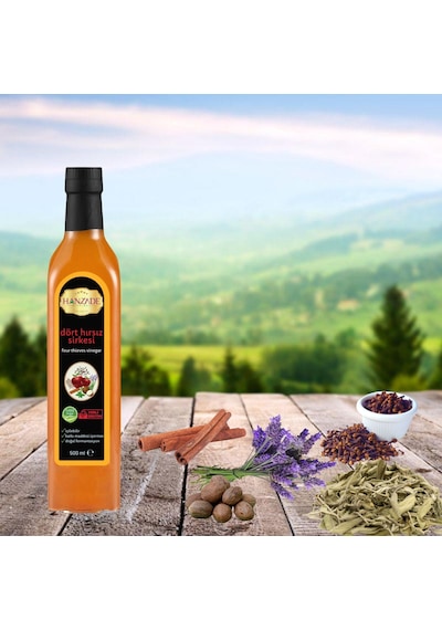 Hanzade Bitkisel Dört Sirkesi 2 x 500 ML