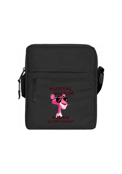 It's Okey Siyah Omuz Çantası