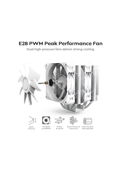 Nx600 6 Isı Borulu Çift Kule Cpu Hava Soğutucu 28mm E28 Pwm Premium Fan Lehimli Bakır Taban Tüm Intel Ve Amd Soket Desteği Beyaz Nx600 6 Isı Borulu Çift Kule Cpu Hava Soğutucu 28mm E28 Pwm Premium Fan Lehimli Bakır Taban Tüm Intel Ve Amd Soket Desteği Beyaz