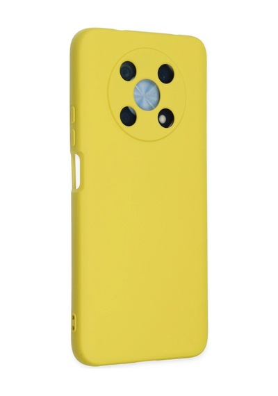 Huawei Nova Y90 Kılıf Nano İçi Kadife Silikon - 57b27 Sarı
