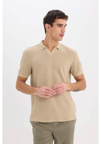 DeFacto Regular Fit Polo Yaka Kısa Kollu Tişört E1215AX25SMBG764