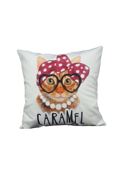 Mrs.Gugar Caramel Kedi Kırlent Kılıfı