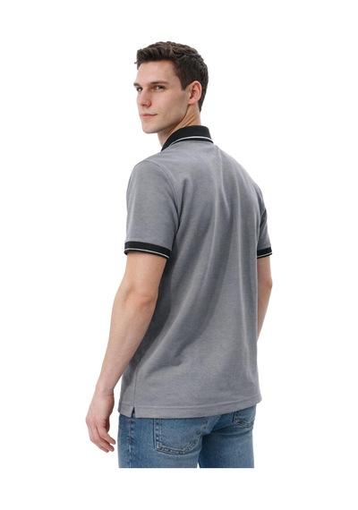 Arma Ar-ma Erkek Polo Yaka Tişört Baskisiz Basic Örme Kumaş Regular Fit %100 Pamuk 30/1 Çift Toplama Penye Pike Y31374358702 Gri-g3