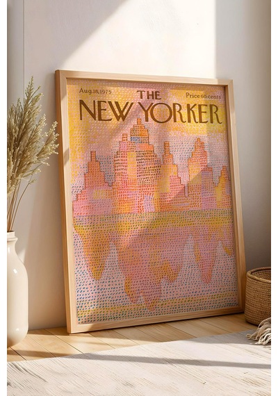 The New Yorker Çerçeveli Tablo August 18 1975
