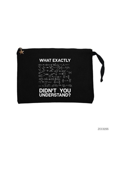 Zepplin Giyim Kimyager Çözelti Siyah Clutch Astarlı Cüzdan / El Çantası Siyah