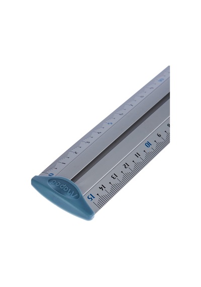 Lexroo Ofis Ve Kırtasiye 120130 Çift Desimetre Cetvel, 30 Cm Çok Renkli