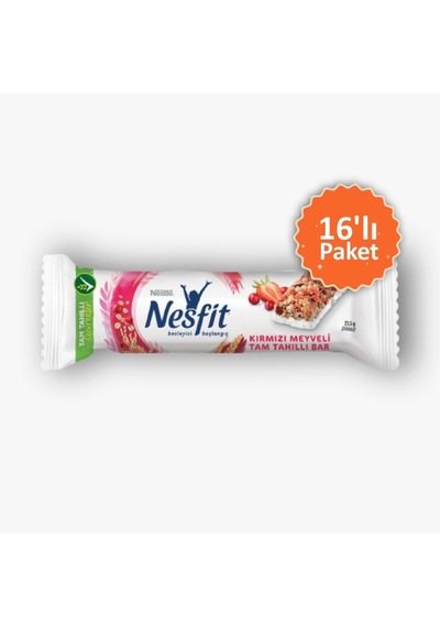 Nestle Nesfit Kırmızı Meyveli Bar 16 x 24 G