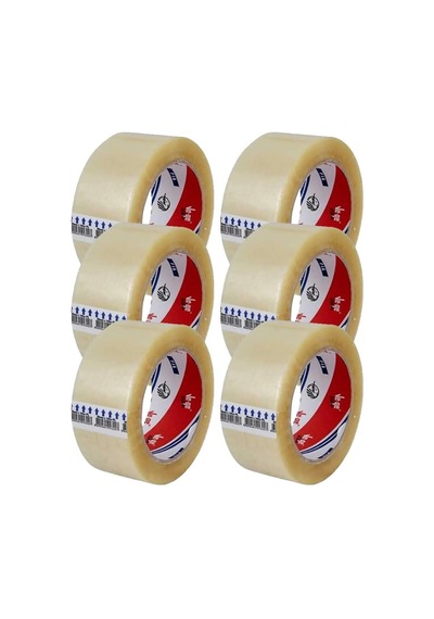 Ve-ge Bant Şeffaf Koli Bandı / 45 Mm X 100 Metre / 6'li 10 Paket - 60 Rulo