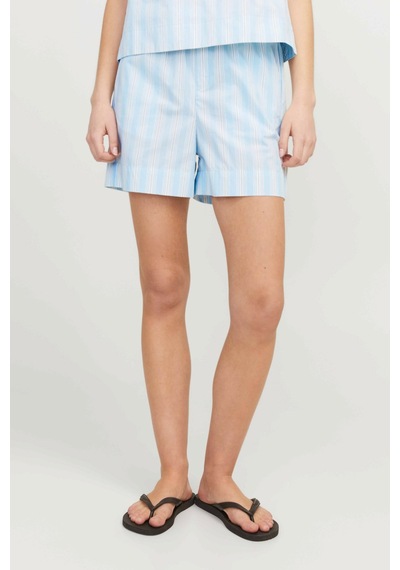 Jjxx Jxava Poplın Hw Shorts Wv Mavi Kadın Şort Mavi