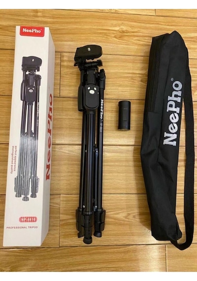 Neepho Np-8810 150 Cm Tripod Bluetooth Kumandalı Profesyonel Telefon Kamera Tutucu Çantalı Tripot Senalstore