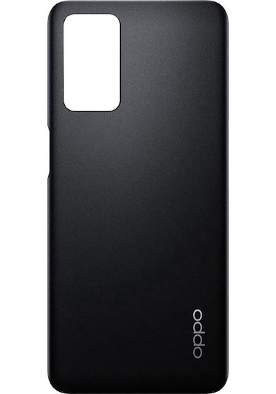 Oppo A55 Siyah Arka Kapak Batarya Kapağı Pil Kapağı Siyah