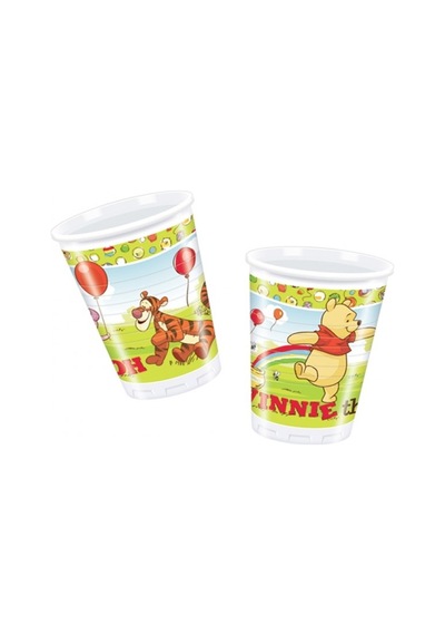 Disney Winnie The Pooh Plastik Bardak 8 Adet