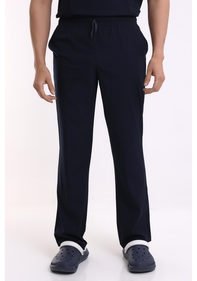Alpaka Pantolon Bel Lastikli - Lacivert-7014