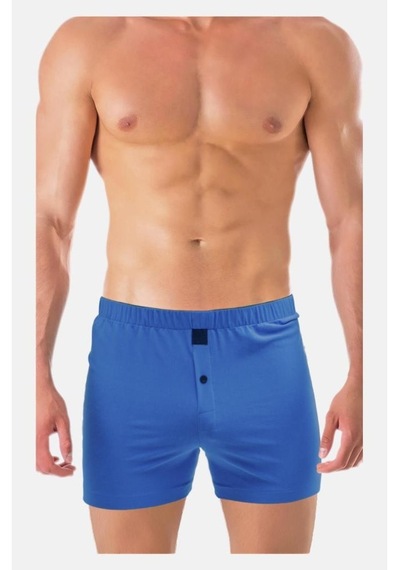The Don Saks Mavi Renk Jersey Penye/Örme Erkek Boxer