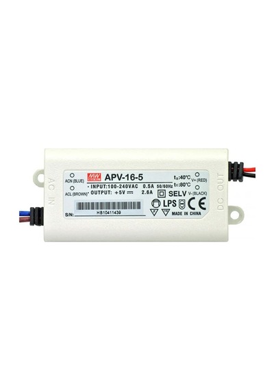 Meanwell Apv-16-05 5v 2.6a Led Sürücü
