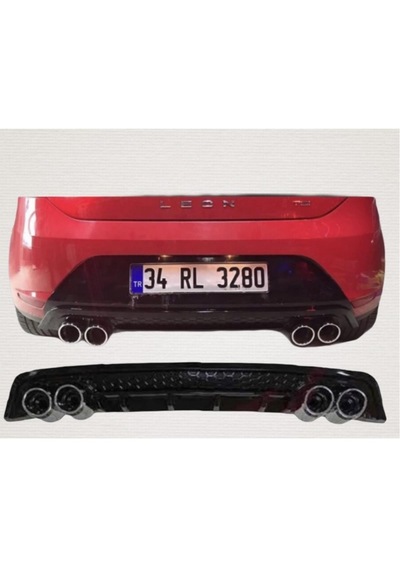 Seat Leon Siyah Difüzör