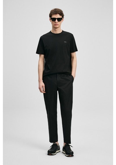 Lufian Bran Modern Grafik T- Shirt Siyah Siyah 111020321100100