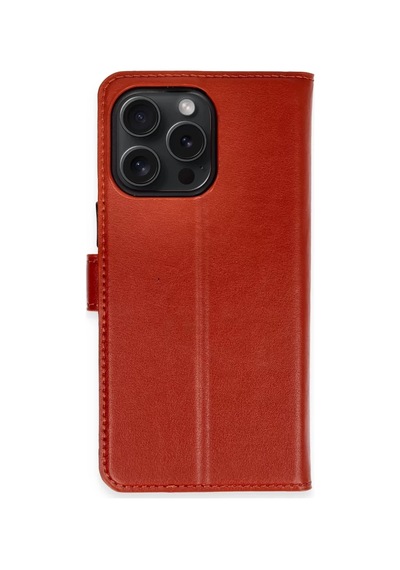 Newface Apple İphone 15 Pro Max Kılıf Trend S Plus Kapaklı Kılıf - Kırmızı