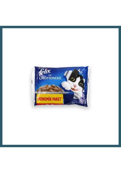 Felix Sığır Etli Kedi Pouch 4x85gr Ob