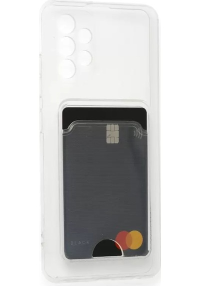 Newface Samsung Galaxy Uyumlu, A33 5g Kılıf Kart Şeffaf Silikon - Şeffaf