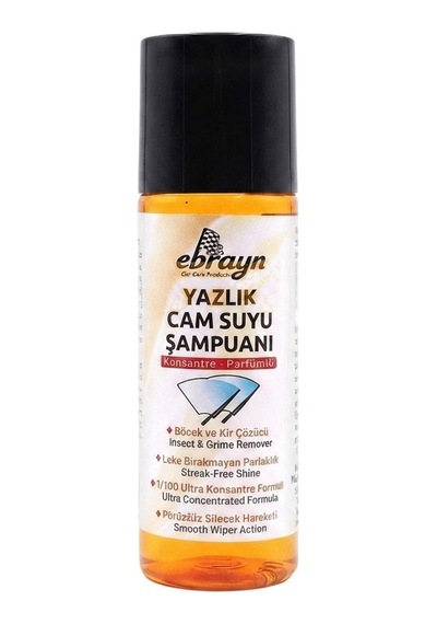 Konsantre Araç Oto Cam Suyu Şampuanı Leke Bırakmayan Etkili Formül 40ml Oto Aksesuarcım
