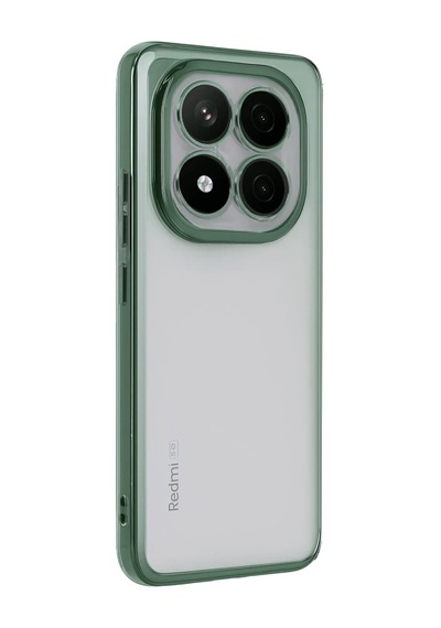 Xiaomi Redmi Note 14 Pro Plus Kılıf Razer Lensli Silikon - Yeşil 0.2M-Çok Renkli