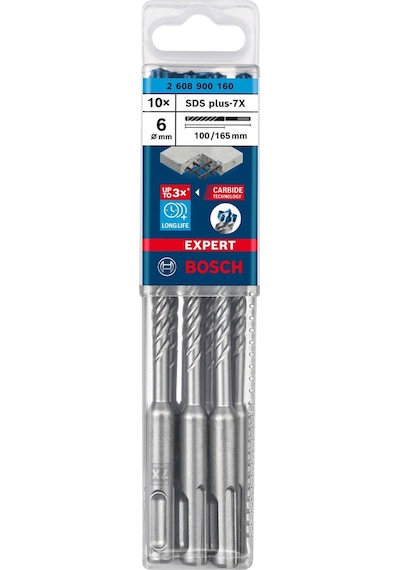 Bosch Expert 6x165 Mm 10 Lu Yeni Sds Plus-7x Matkap Ucu 2608900160