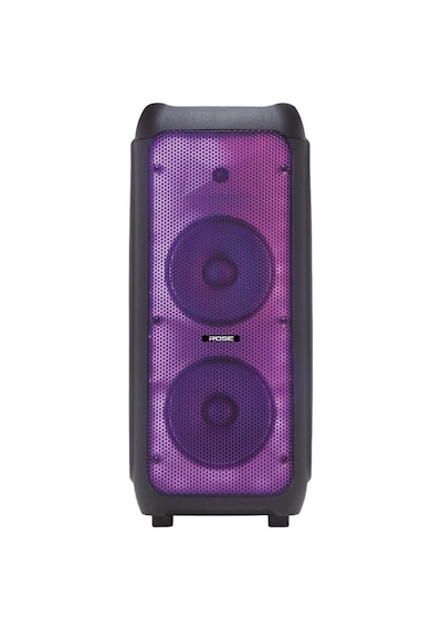 Rose Hp-2200 Partybox Kablosuz Çift El Mikrofonlu Sarjlı Bluetooth 8 Hoparlör