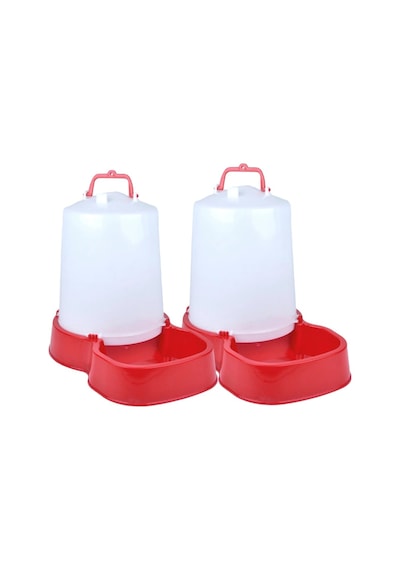 Hazneli Köpek Mama Kabı 5 L + Su Kabı 12 L
