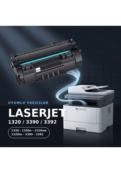 Hp Q5949x Uyumlu,  Toner 4'lü Paket / 1320 / 3390 / 3392