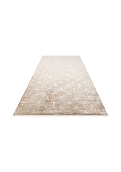 Latte Beige Overdyed Yumuşak İpeksi Tuşeli Yüksek Halı