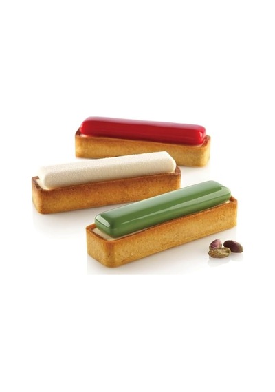 Dinç Kitchen Delikli Tart Kalıbı Dikdörtgen-5 Ad-14x4x2 Cm Diğer