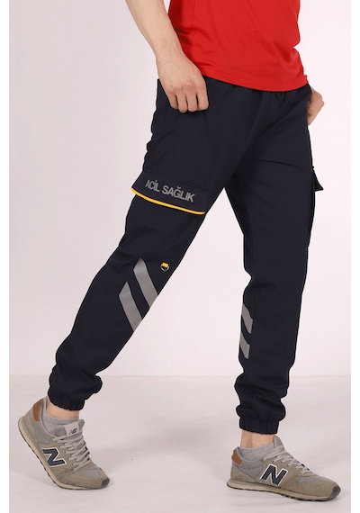 Lacivert Jogger Paça Likralı 112 Acil Sağlık Pantolonu Unisex
