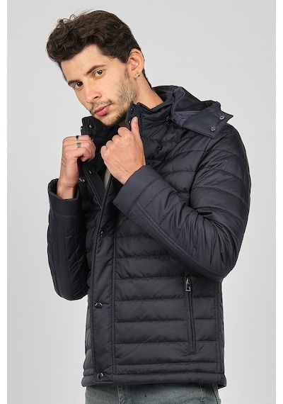 Daynax Erkek Kapüşonlu Mont 4927100 Lacivert-Lacivert