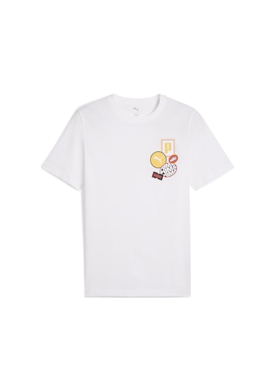 Puma GRAPHICS Icon Tee Unisex  Beyaz Tişört