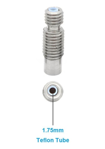 Koodmax 3d Yazıcı E3d V5 M6x26mm Barel 3mm Teflonlu