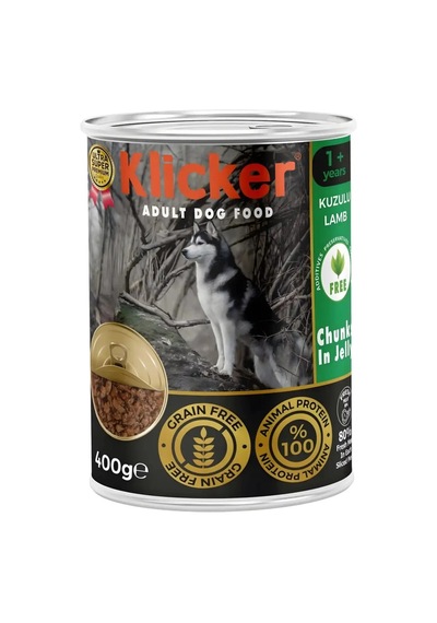 Klicker Kuzulu Köpek Konserve 400 Gr