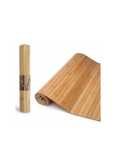Lüks Bambu Banyo Paspası & Mutfak Matı Kaydırmaz Tabanlı, Suya Dayanıklı Çamaşır Makine Diğer