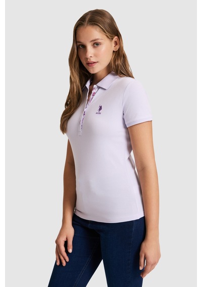 U.s. Polo Assn. Kadın Lila Tişört Basic 50321798-vr034