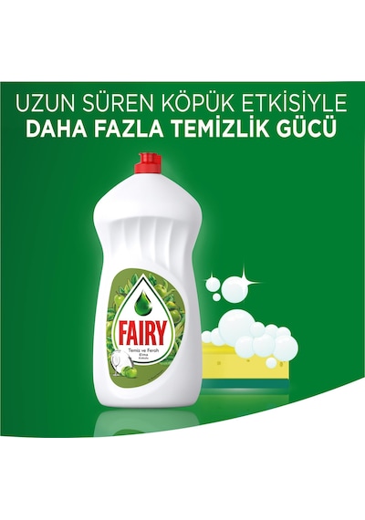 Fairy Elma Kokulu Elde Sıvı Bulaşık Deterjanı 3 x 650 ML