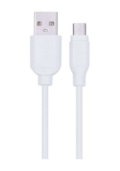 Syrox C67 Micro Usb - Usb Kısa Şarj Kablosu 2a 20cm - Beyaz